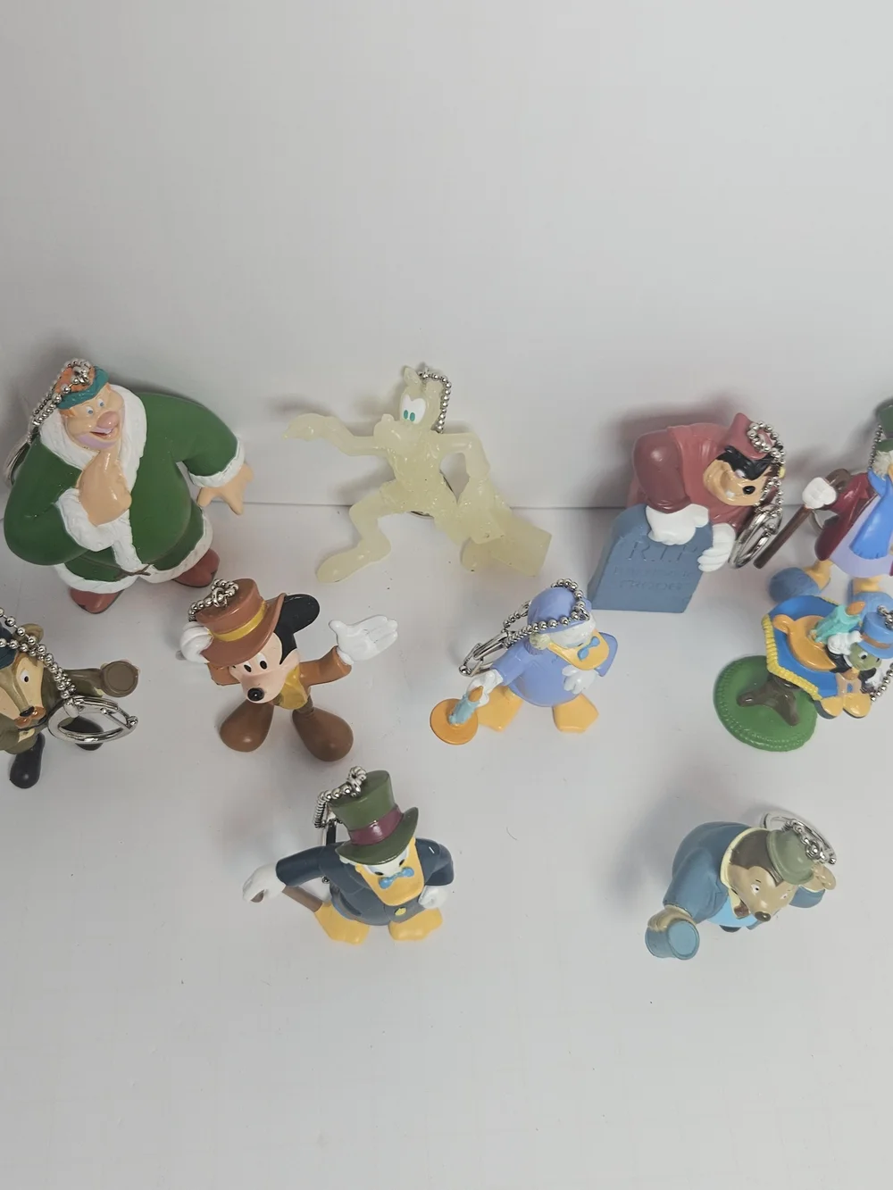 Disney Multicolor Classic Character Keychain Lot - Mickey, Donald & Friends